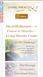 Mobile Screenshot of livingmiraclescenter.org
