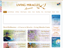 Tablet Screenshot of livingmiraclescenter.org